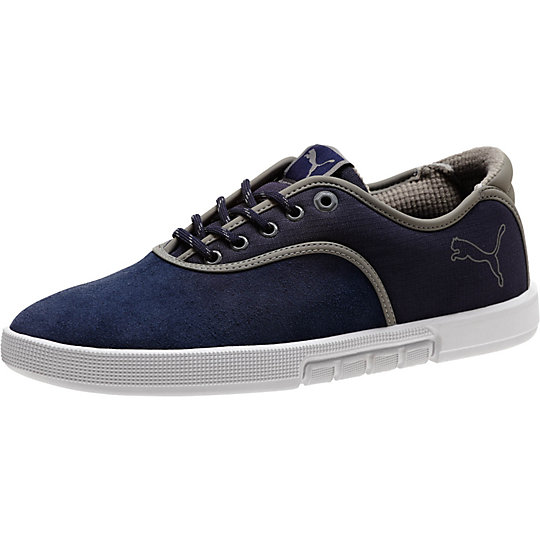 Puma FUNIST SUEDE LO SHOES peacoat-steel gray