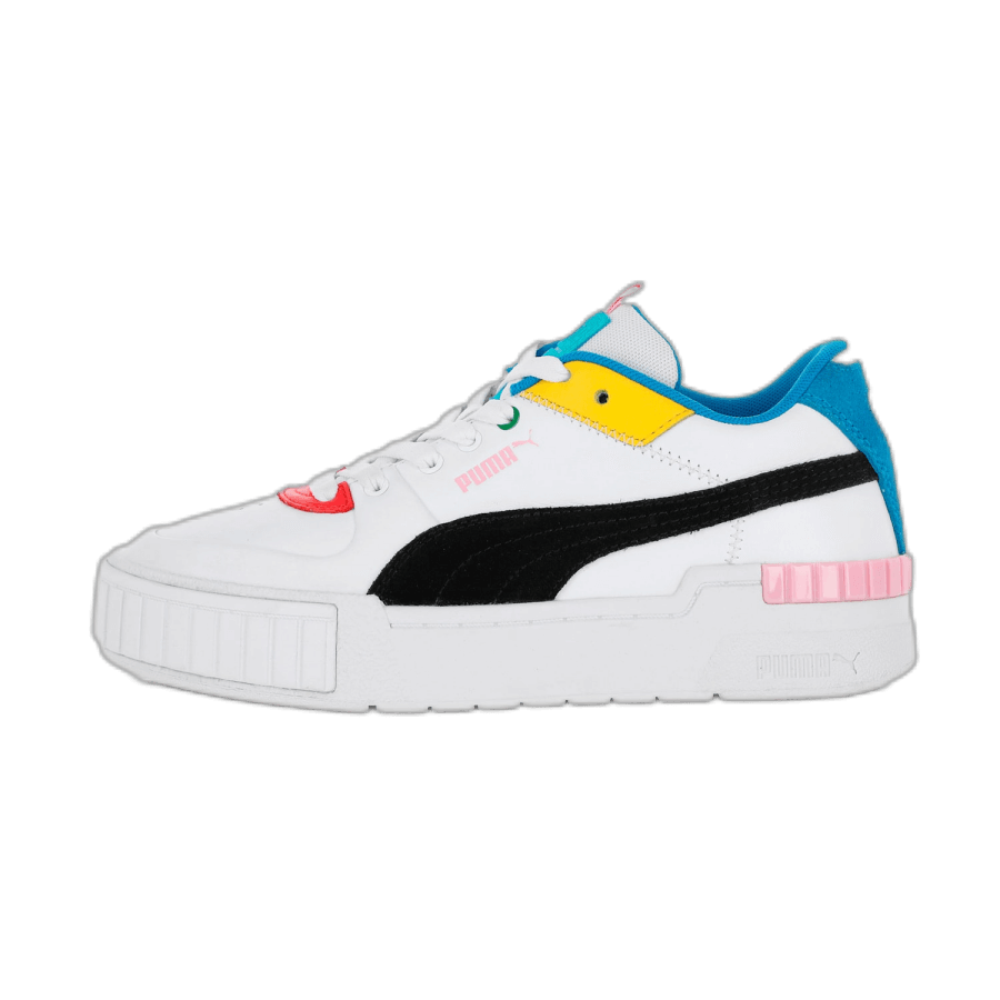 Women's Puma Sneakers Cali Sport INTL Game White-Puma Black-French Blue