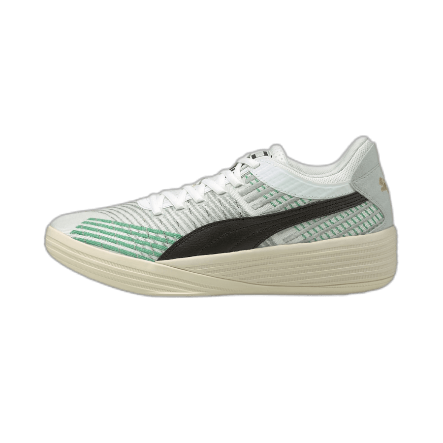 Puma Clyde All-Pro Coast 2 Coast Basketball Shoes White-Power Green