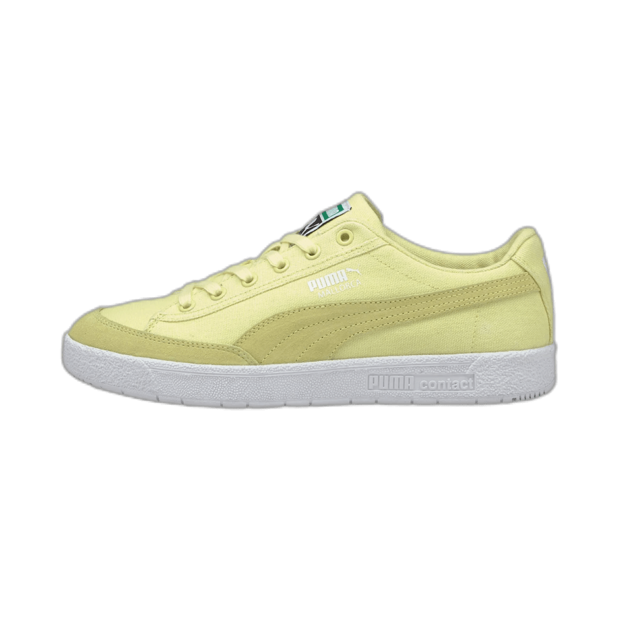 Puma Mallorca Sneakers Yellow Pear-Puma White On Sale