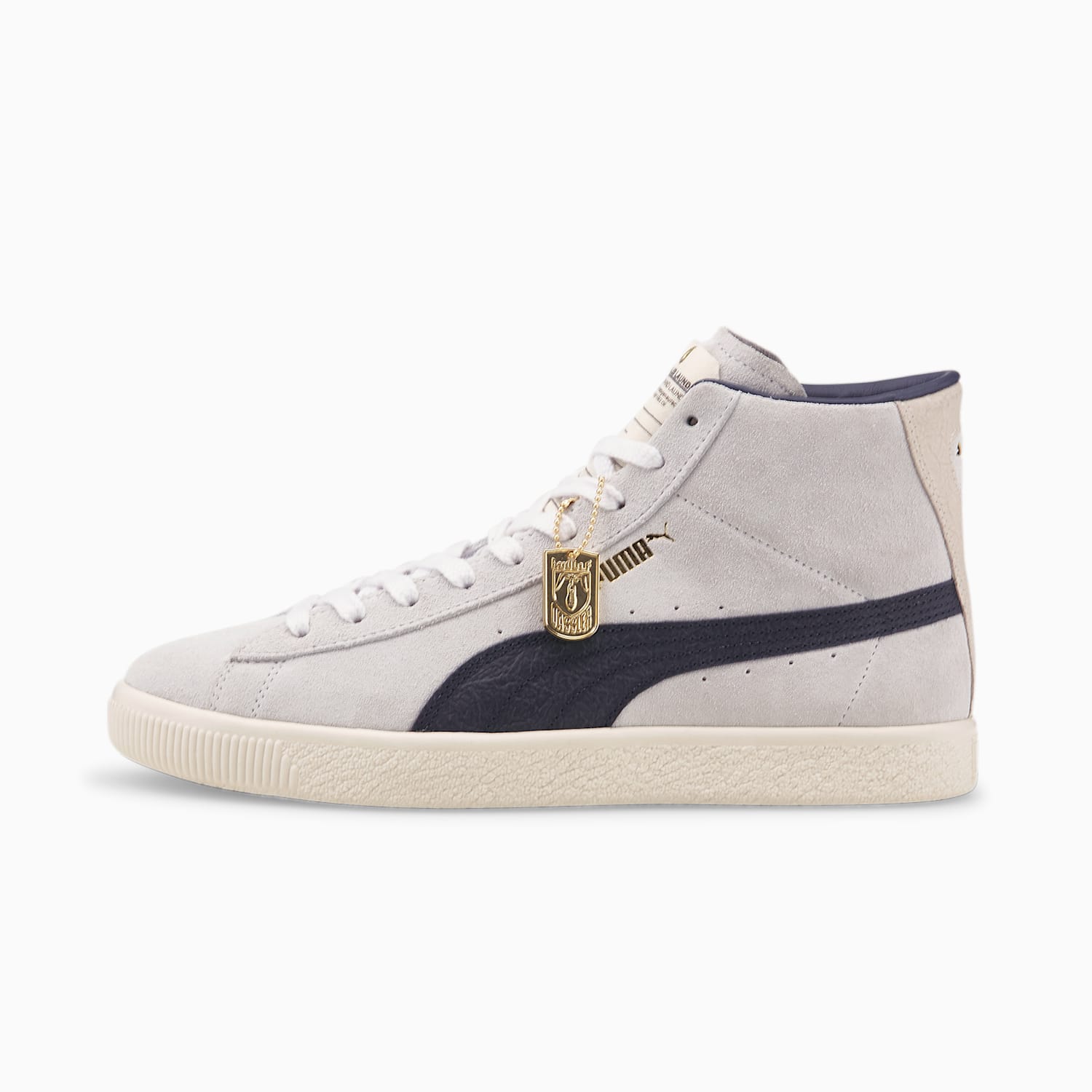 Boys Puma Rudolf Dassler Legacy Suede Mid VTG Laundry Sneakers