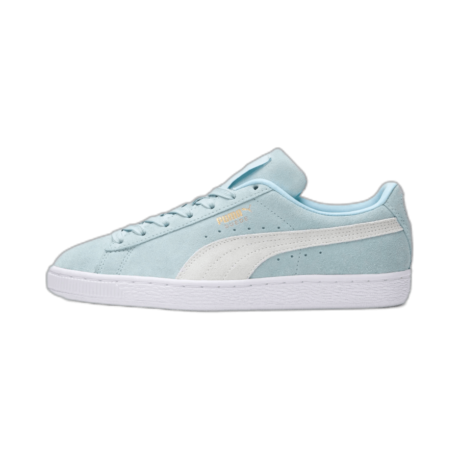 Puma Suede Classic XXI Women's Sneakers Cool Blue-Puma White-Gold