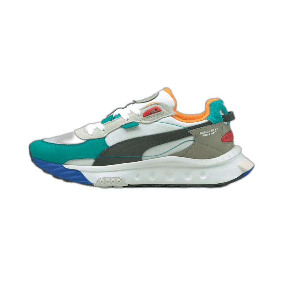 Puma Wild Rider Layers Sneakers White-Viridian Green