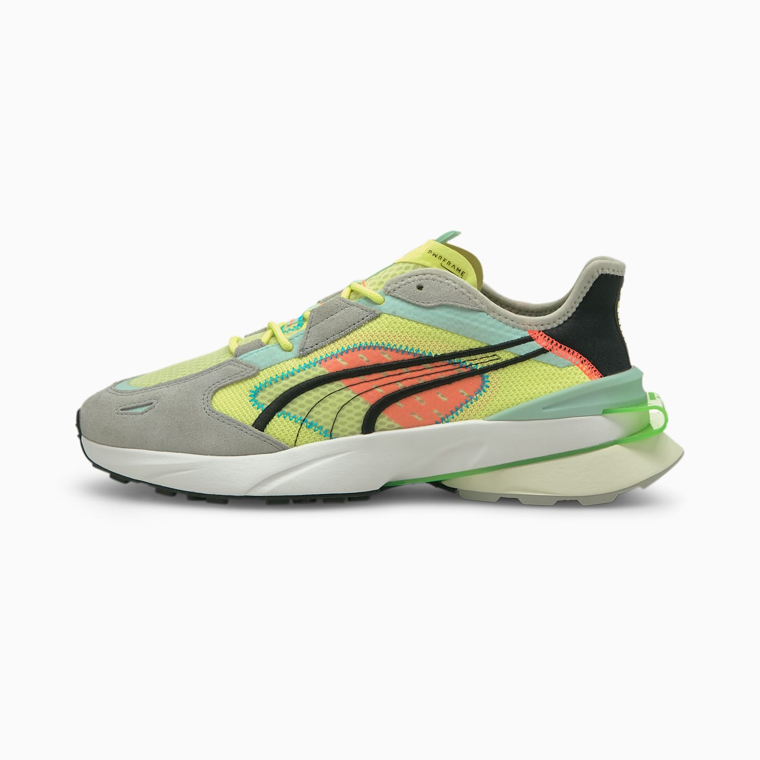 Men's PUMA PWRFRAME OP-1 Abstract Sneakers