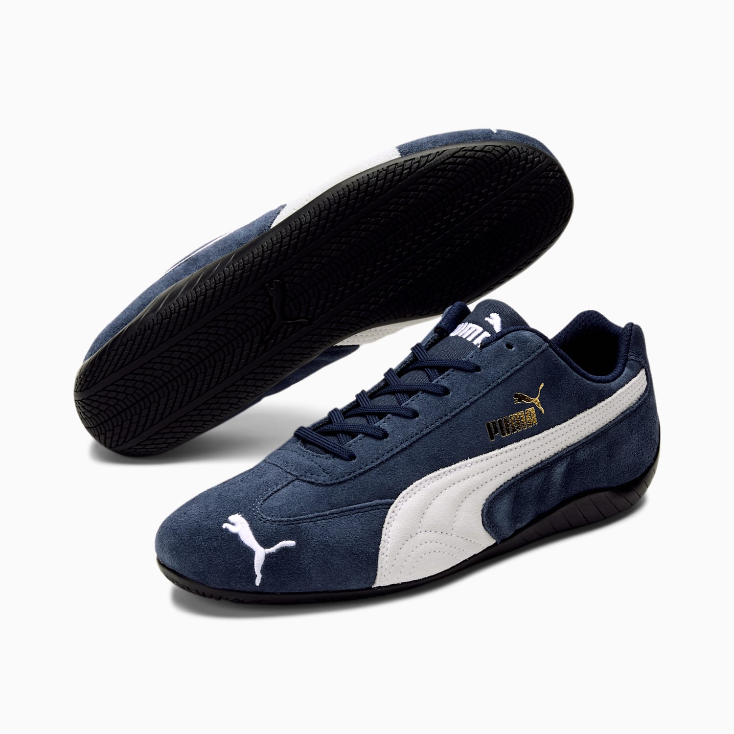 Men's PUMA Speedcat LS Motorsport Shoes Peacoat White