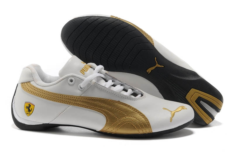 Puma Ferrari Inflection Sneakers White / Glod