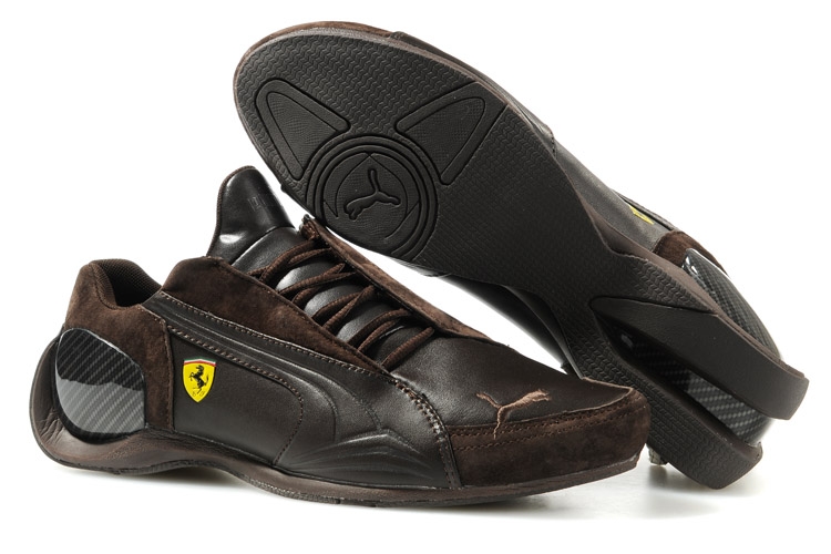 Puma Ferrari Trionfo LO GT Chocolate Sneakers