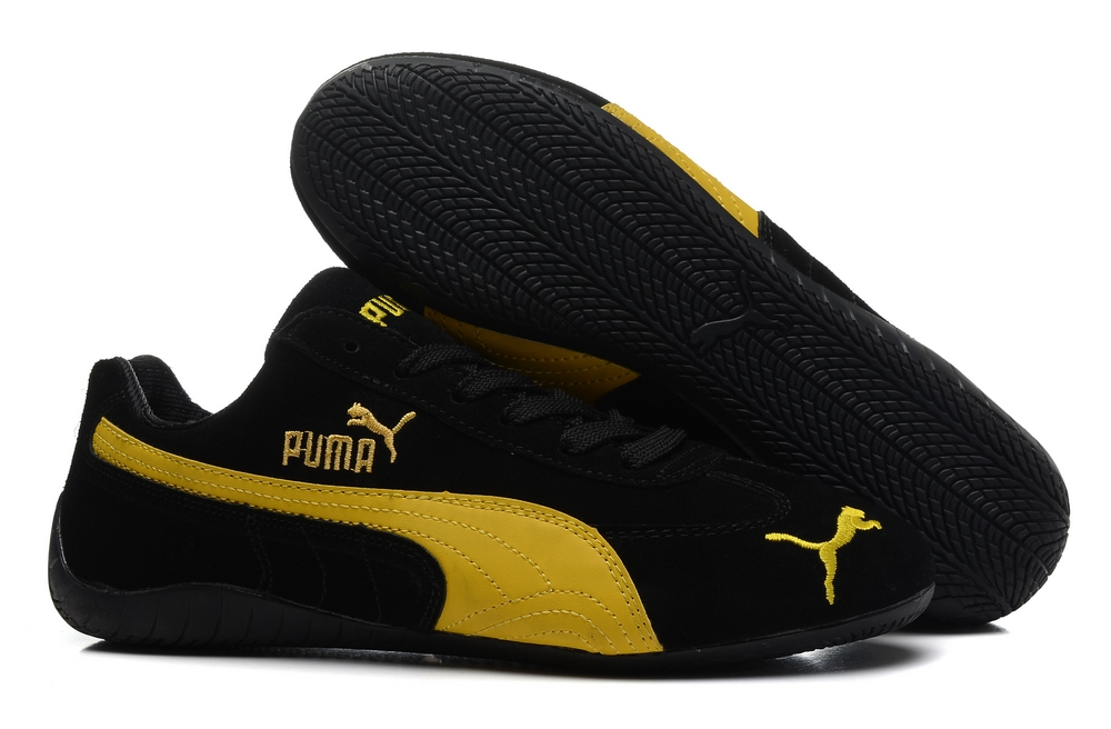 Puma Speed Cat SD Shoes Black/Yellow