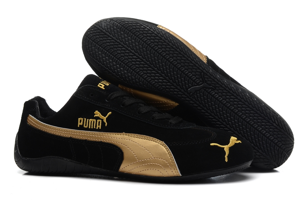 Puma Speed Cat SD Shoes Black/Glod