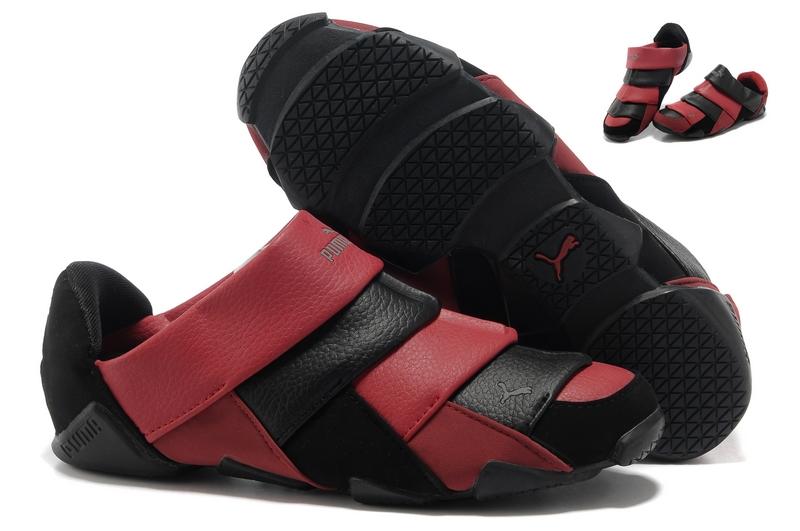 Puma Lazy Insect Low Red and Black Asymmetric