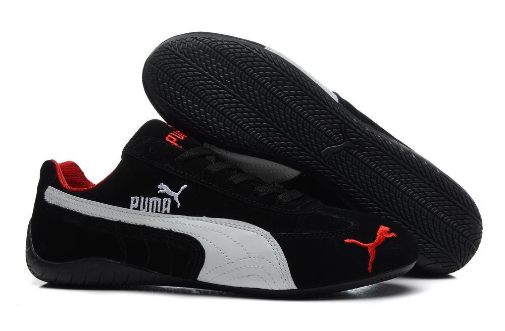 Puma Speed Cat SD Shoes Black/White/Red