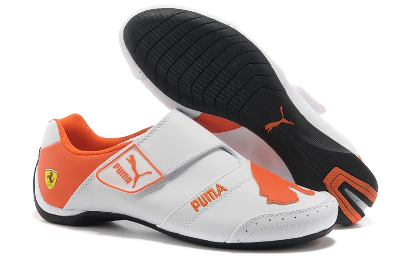 Puma Ferrari Big Cat Trainers White / Orange II