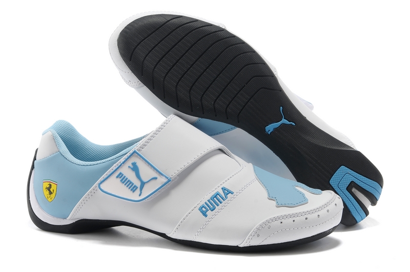 Puma Ferrari Big Cat Trainers White / Blue II