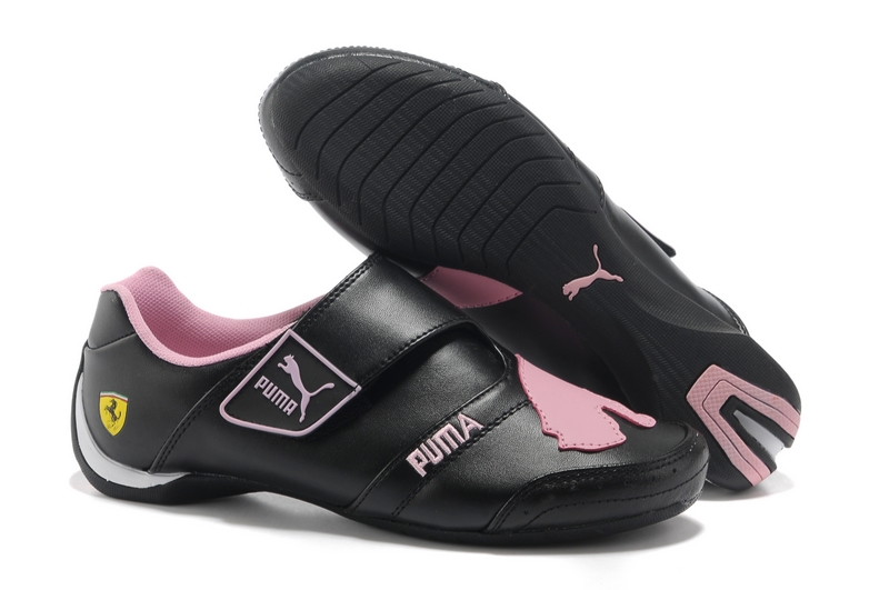 Puma Ferrari Big Cat Trainers Black / Pink