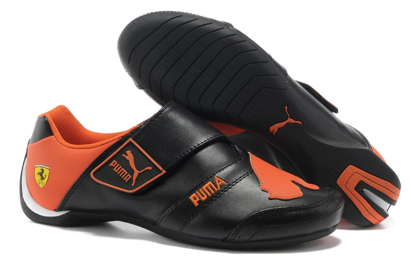 Puma Ferrari Big Cat Trainers Black / Orange II
