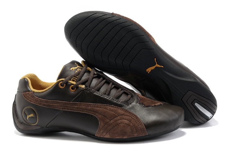 PUMA x SPARCO Future Cat OG Driving Shoes Chocolate
