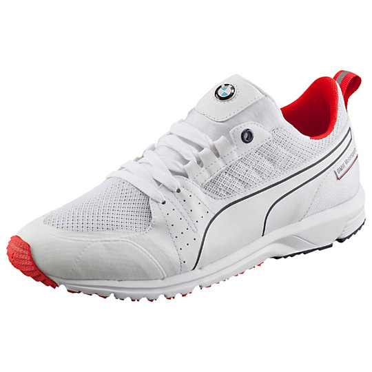 Puma BMW NIGHTCAT PITLANE SHOES white-high risk red