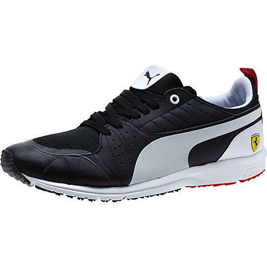 puma ferrari shoes black and white