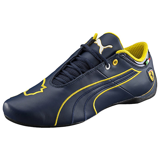 Puma FERRARI FUTURE CAT M1 SHOES dress blues-dress blues-vibrant yellow
