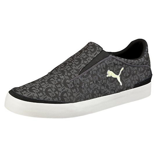 Puma FUNIST SLIDER VULC STORY SLIP-ON SHOES black-dark shadow-gum