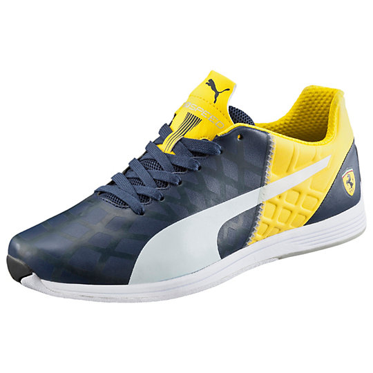 Puma FERRARI EVOSPEED 1.4 SHOES dress blues-white-vibrant yellow