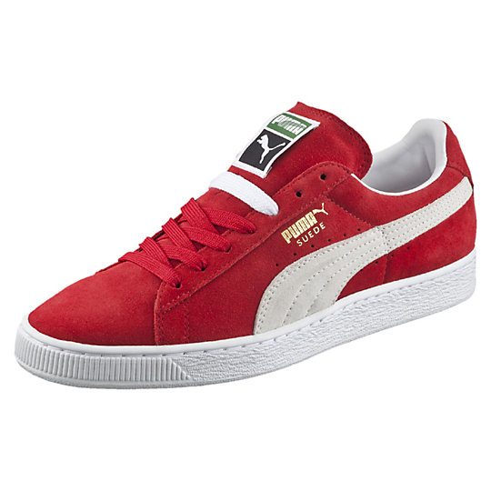 Puma SUEDE CLASSIC SNEAKERS high risk red-white