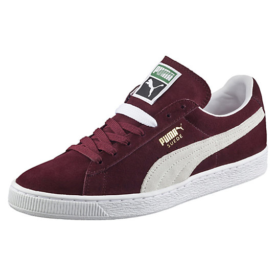 Puma SUEDE CLASSIC SNEAKERS cabernet-white