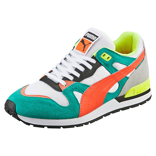 PUMA DUPLEX SNEAKERS Puma White-Spectra Green-Red Blast