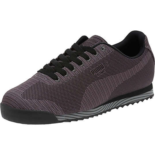 Puma ROMA WOVEN PRINT SNEAKERS black-steel gray