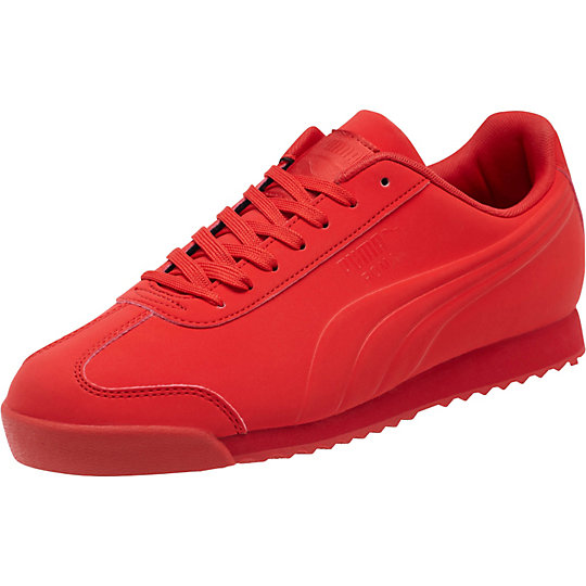 Puma ROMA MONO EMBOSS SNEAKERS high risk red