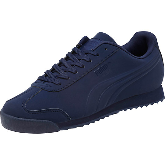Puma ROMA MONO EMBOSS SNEAKERS peacoat