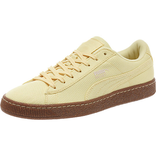 Puma BASKET RIPSTOP ICE CREAM SNEAKERS mellow yellow-white swan