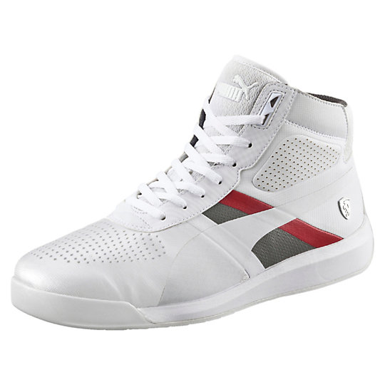 Puma Ferrari Podio Mid Men's Shoes On 