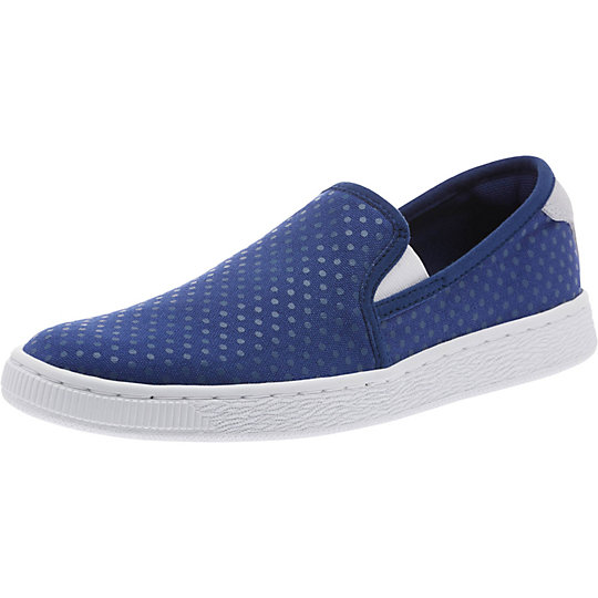 Puma Basket Denim Slip-On Women's Sneakers