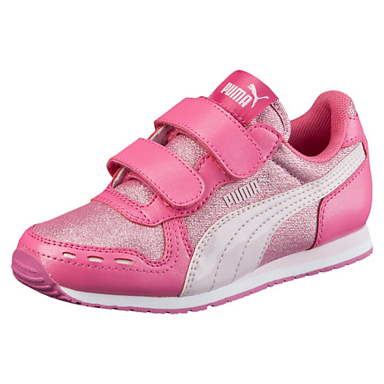 Puma Cabana Racer Glitter Preschool Sneakers