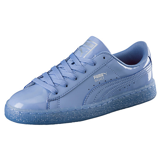 Puma Basket Patent Iced Glitter JR Sneakers