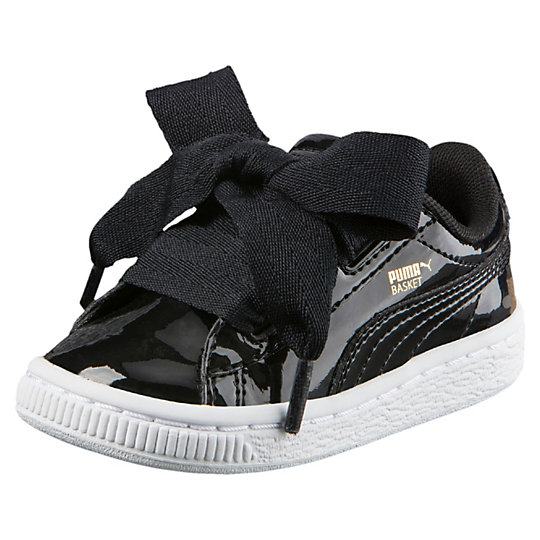 Puma Basket Heart Patent Infant Kids' Sneakers