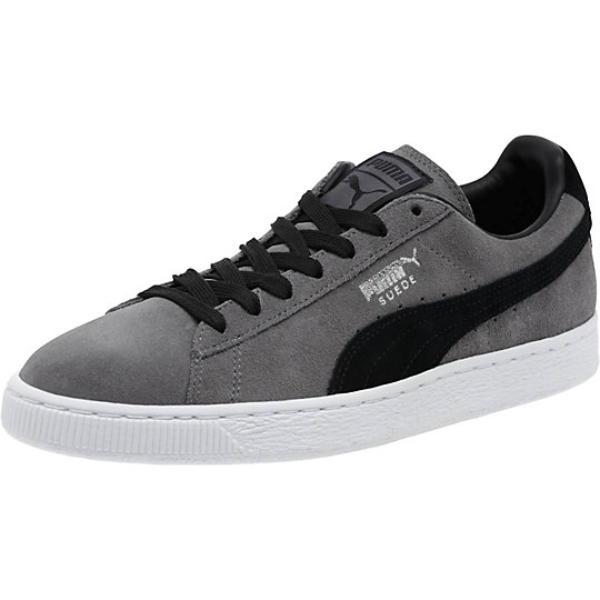 puma suede steel grey