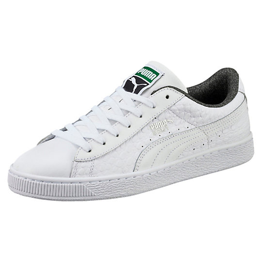 Puma Basket Classic Textured Men's Sneakers Clearance | 360191-01