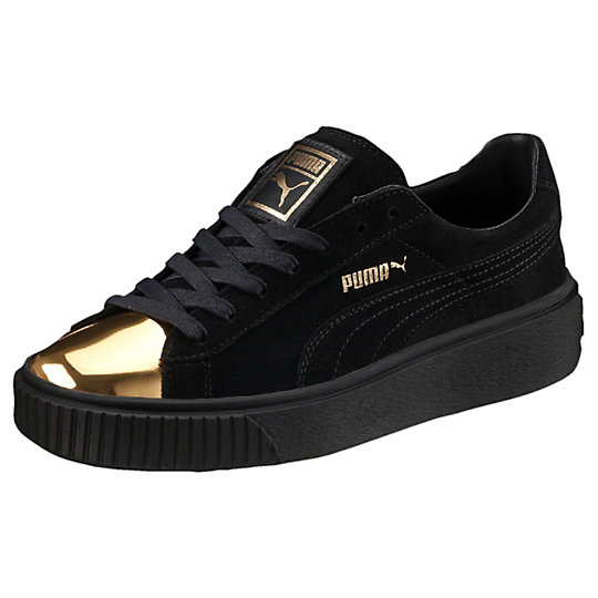 Puma Suede Platform Gold Women's Sneakers