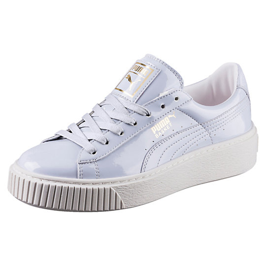 Puma Basket Platform Patent Shoes