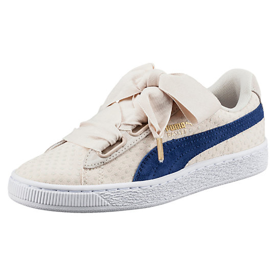 Puma Basket Heart Denim Women's Sneakers