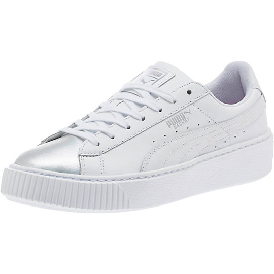 Puma Basket Platform Iridescent Sneakers Price | 364525-01